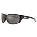 Suncloud Milestone Polarized Sunglass with Polycarbonate Lens, Matte Black Frame/Gray