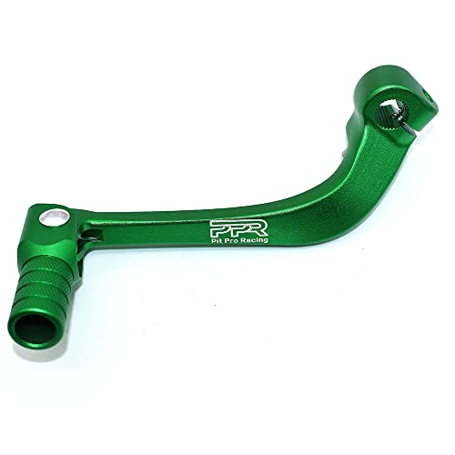 Image of Gear Shift Lever, CNC Rod Alloy Aluminium Gear Shifter Lever Fits for Motorcycle BSE CRF 110 Apollo TTR 125 Motorcycle 50cc 110cc 250cc Dirt Pit Bike (Green)