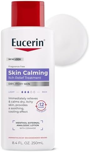 Eucerin Skin Calming Itch Relief Body Lotion, 8.4 FL OZ