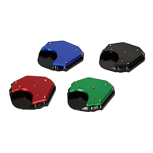 Rallonge plaque support béquille latérale Kawasaki KLR650 en alu CNC - 2