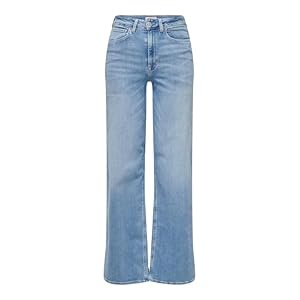 ONLY Female Jeans mit weitem Bein ONLMADISON Hohe Taille Weiter Beinschnitt...