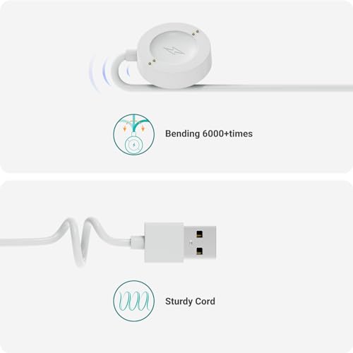 TUSITA Rapid Charger Compatible with Fossil Gen 6, Michael Kors Gen 6 Touchscreen Smart Watch FTW0006 MKT0003-1M (2-Pack)