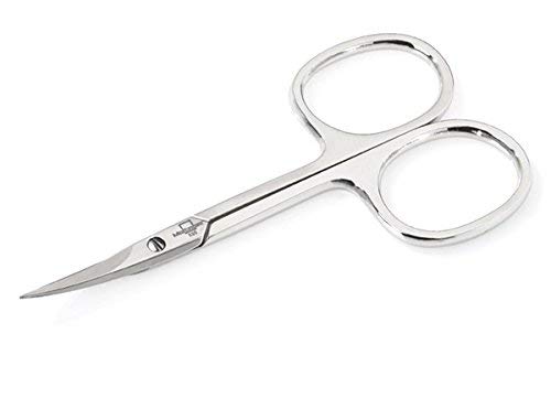Malteser pointed curved cuticle scissors German cuticle remover. Made in Germany, Solingen