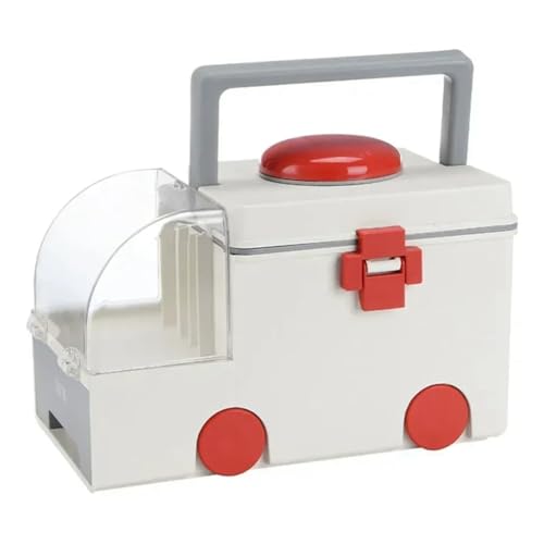 Fangxuee Ambulance Boîte de Médecine Multifonctionnelle Boîte de Stockage de Ménage de Grande Capacité