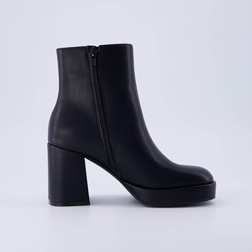 CUSHIONAIRE Women's Gallerie platform block heel dress boot +Memory Foam, Wide Widths Available4