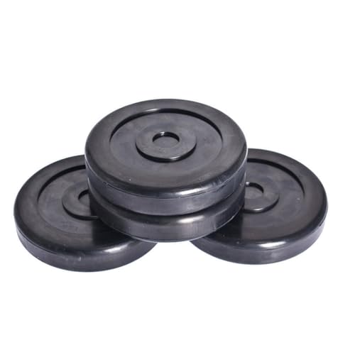 WFLNHB Round Rubber Arm Pads Replacement for BendPak Lift Danmar Lift Set of 4 Black