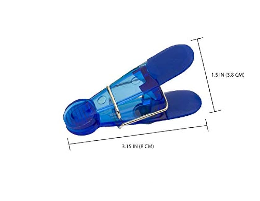 Seal N Snack Magnetic Chip Clips, Multi-Purpose Bag Grips for Kitchen Storage, Keep Pantry Foods Fresh, Assorted Neutral Colors, 16 Count