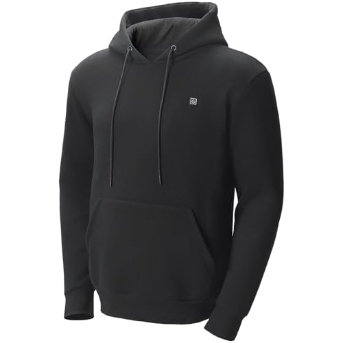 Vevor XXXL SIZE BLACK Heated Hoodie, Unisex Heated Sweatshirt With Battery Pack 7.4V thumb #8