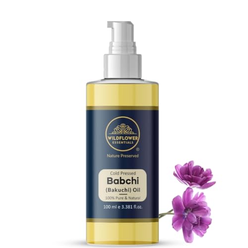 Babchi Oil (Bakuchi) Cold Pressed Pure & Natural for Skin, Hair 100ml
