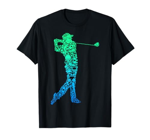 Golf Club Golfeur Golf Hommes Enfants Garçons T-Shirt