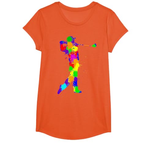 Golf Golfer Boys T-Shirt, Girls, Orange, Small