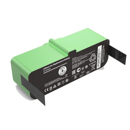 HJGHY Batterie Lithium 14,4 V 1800 mAh, Batterie Lithium pour aspirateur Robot 14,4 V 5200 mAh, 6500 mAh, 9800 mAh, Batteries Rechargeables pour Les séries...