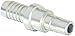 Eaton Hansen 2L27 Steel Ring Lock Quick Connect Pneumatic Fitting, Plug, 1/2" Hose ID, 1/4" Body