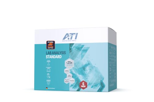 Image of ATI ICP-OES Lab Analysis Standard for Reef Aquariums - Professional Water Testing - Salinity, Trace & Major Elements - 6 Test Kits