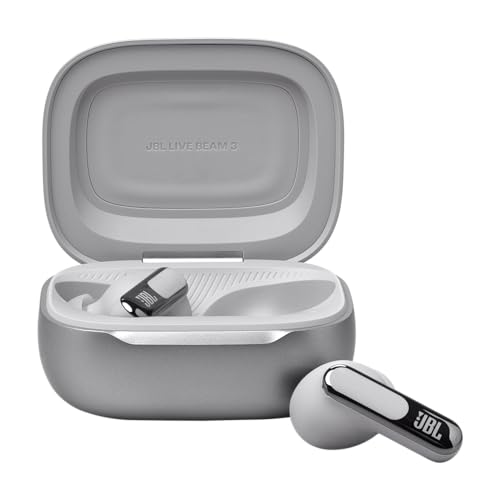 JBL Live Beam 3 - True wireless noise-cancelling stick-closed earbuds, 48Hrs total playback, Wireless Charging, IP55 waterproof and dustproof (Silver or Black) - image 5