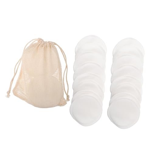 PENIKOKO Almohadillas Reutilizables de Natural de Bambú para Limpieza Facial Suaves y Ecológicas con Bolsa de Malla para Maquillaje Algodón Desmaquillante para Mujeres
