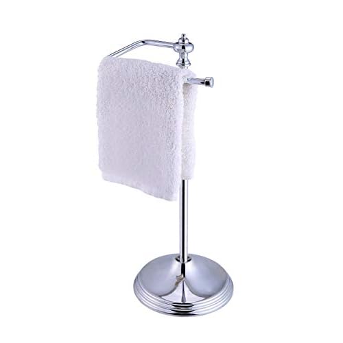 SunnyPoint Heavy Weight Classic Decorative Metal Fingertip Towel Holder Stand for Bathroom,…