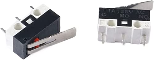 Micro-interrupteurs fin course bouton poussoir 125V AC pour circuit imprimé 100pcs