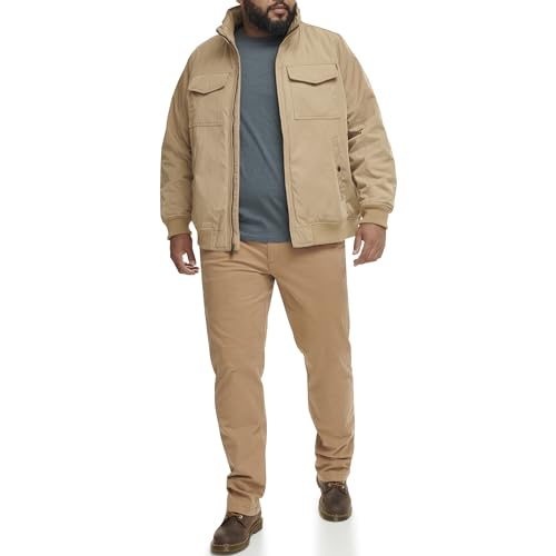 Image of DOCKERS Men's Quilted Lined Flight Bomber Jacket