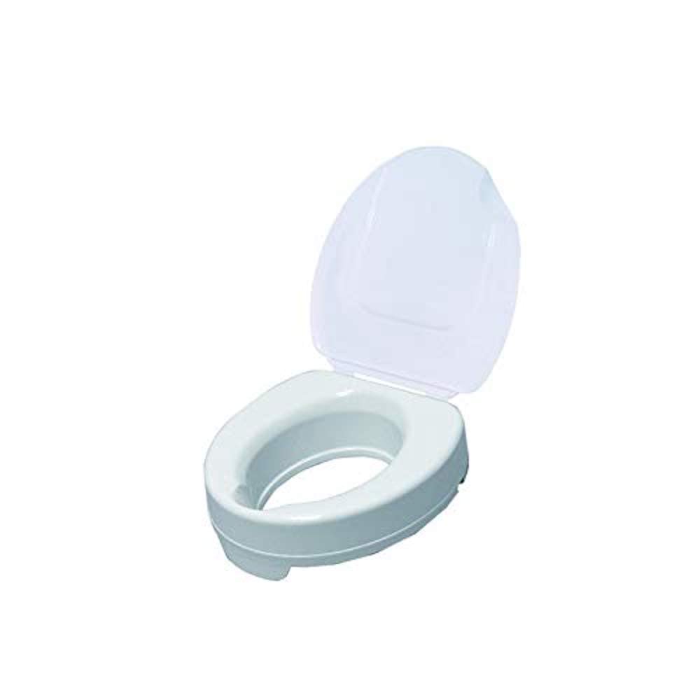 Drive Devilbiss 6-Inch Raised Toilet Seat Lid White Drive Devilbiss 6, 6 Inch