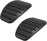 2 Pieces Car Pedal Covers,Black Clutch Brake Pedal Pad,Non-Slip Durable pedal pad,Length 77mm Car Brake Pad Replacement Accessories,Covers Cars Clutch Rubberad,For Automobile Accessories.
