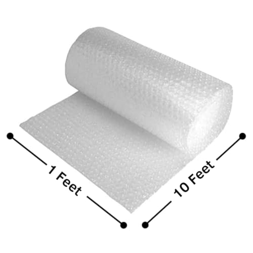 Image of Divayanshi Bubble Wrap for Packing & Moving | Strong Air Bubble Roll for Courier, E-Commerce & Household Shipping | Shock-Resistant Packaging (1ft*10ft)