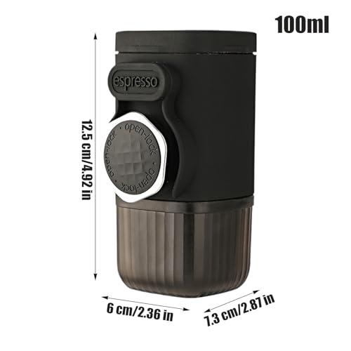 Portable Coffee Maker | Compact Travel Coffee Machine | Reusable Hand-Pressed Grinder for Kitchen, Camping, Car, and Outdoor Use - Image 5