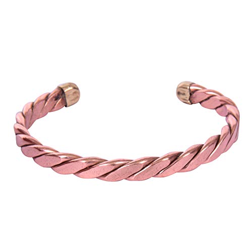iCraftJewel Bracelet Copper Arthritis for Men Women Tibetan Pain Therapy Without Magnet