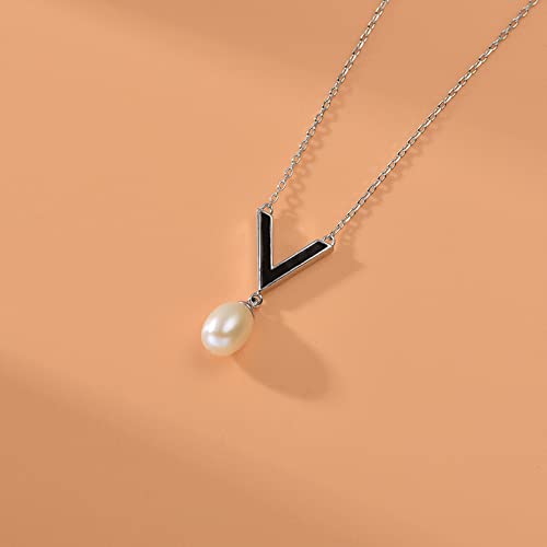 Collier S925 perle d'eau douce, bijou à la mode pour vos soirées - 5