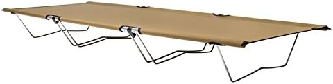 Regular Portable Folding Camping Cot, Coyote Brown