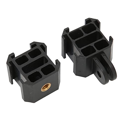 Goshyda Adaptateur de Montage de Chaussure Froide, Support de Chaussure Triple Froid Professionnel Léger 1/4in, pour Micro de Lumière de Remplissage de Trépied de Caméra d'action Cover