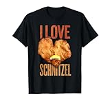 Ich liebe Schnitzel für Wiener Schnitzelfresser T-Shirt