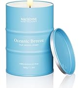 M&SENSE Oceanic Breeze Scented Candles Natural Non Toxic, Aromatherapy Candle for Stress Relief M...