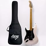 Guitarra Strato Seven Canhoto Sgt-207 LH Branca C/Bag