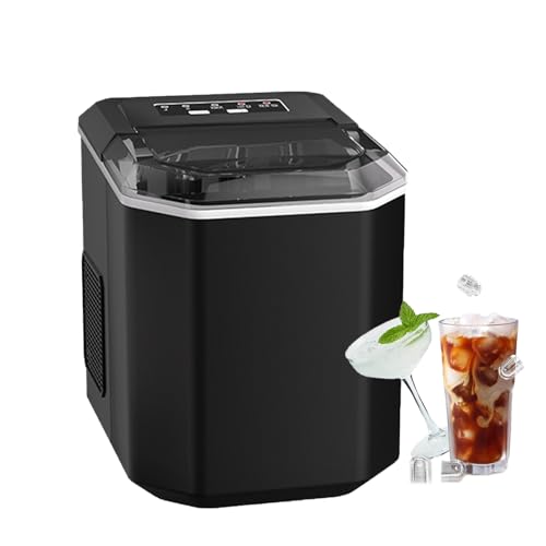 Máquina de hielo portátil de mostrador 1.3L 12kg/24h