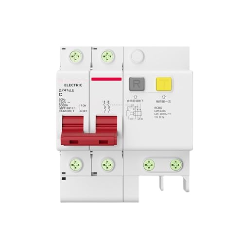 Interrupteur de protection contre les fuites DZ47SLE disjoncteur 2P 10A pour sécuriser la maison