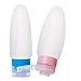 ValourGo Travel Bottles Set TSA Approved with Refillable Silicone Leak Proof Valve and Travel Accessories for Liquid - 2 Pack 3 OZ Travel Containers