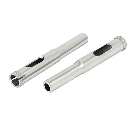 Brocas para vidrio con recubrimiento de diamante 10 mm 2 piezas