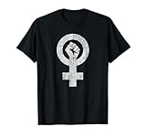 Feminismus Symbol Frauenrechte Mädchen Macht Geschlechtergleichheit T-Shirt