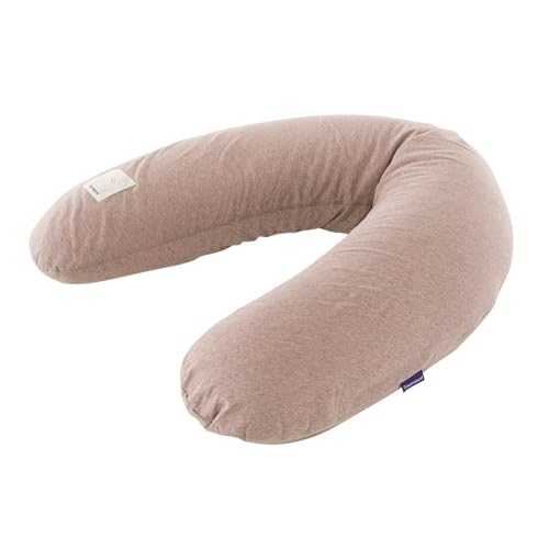 TräUMELAND - Rivestimento di ricambio per cuscino da allattamento elastico adatto per da da 180 cm 100% jersey di cotone morbido traspirante e lavabile