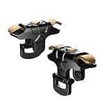 joystick gold ps4 Operación simple: puede usar su dedo índice para presionar el botón de agarre del juego para mover, rotar, apuntar y disparar al mismo tiempo, eliminando así la molestia de realizar todas las operaciones con solo su pulgar