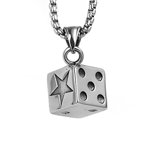 Pendentif vintage homme acier inoxydable pour look motard sans irritation
