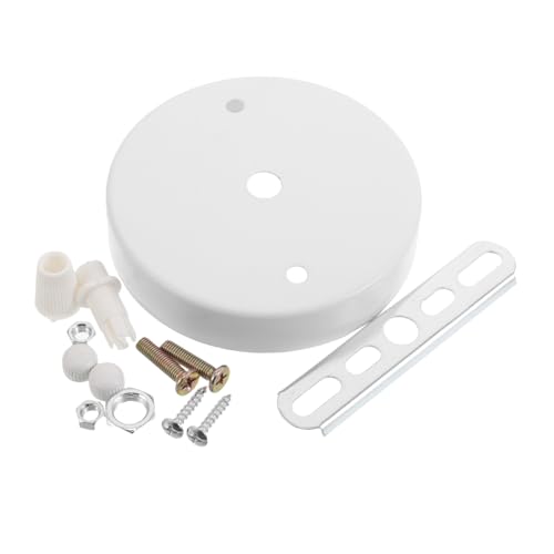 NUOBESTY Accessori Per Lampadari Kit Rosone Per Plafoniera Piastra Di Sospensione Staffa Di Montaggio Per Lampada Soffitto Kit Rosone Da Soffitto