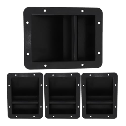 Asas para altavoces de plástico negro resistentes para cajas de sonido ifundom