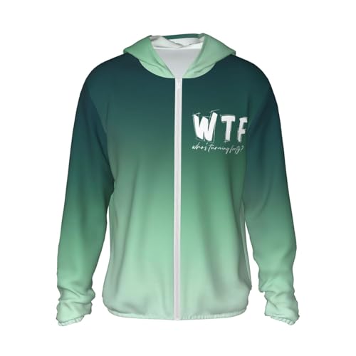 WTF Who's Turning Forty Men's Sun Protection Shirts Women's Lightweight Hoodie Performance Long Sleeve SPF Uv Shirt,