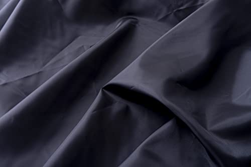 IPEA Futterstoff Stoff Schwarz - 200 cm x 150 cm - Made in Italy - Meterware zum Nähen, Kleidung, Futter, Jacken, Hosen, Röcke, Möbel, Kissen - Polyester Stoff zum Futter