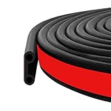 BOAOSI 24.6Ft Rubber Weather Seal for Pickups Cap, Automotive Weather Stripping Double-Bulb Tailgate Seal for Pickups Truck Cap and Tonneau Cover