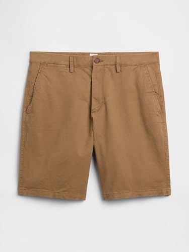 Image of Gap Men Solid Regular Fit Mid Rise Shorts