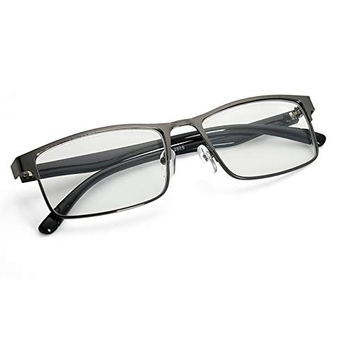 EgBert Gafas De Miopía Con Marco De Metal Negro De Moda Miopía Gafas - -2.0