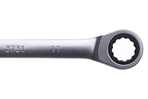 KING TONY 373111M Combination Wrench Con Ratchet 11mm for DIYers & Professionals, Made for Repair and Installation tasks 11mm - Image 3